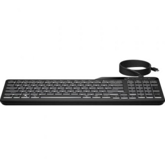 Clavier USB rétroéclairé HP 405 Multidispositif Noir