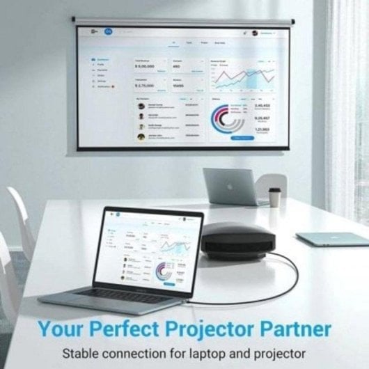 Kabel USB-C HDMI Vention CRBBH 4K 2m Aluminium Schwarz Plug & Play