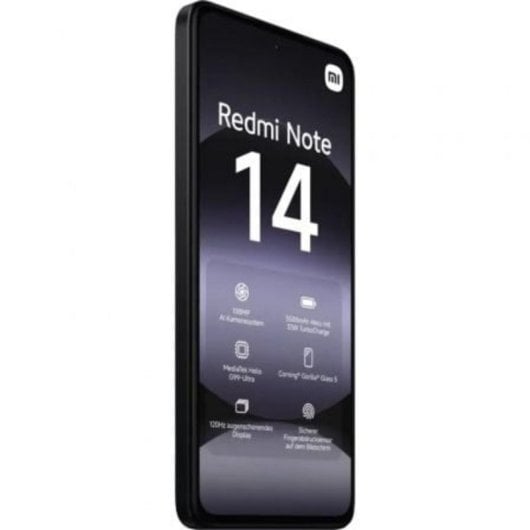 Smartphone Xiaomi Redmi Note 14 6GB 128GB AMOLED 120Hz 108MP Negro