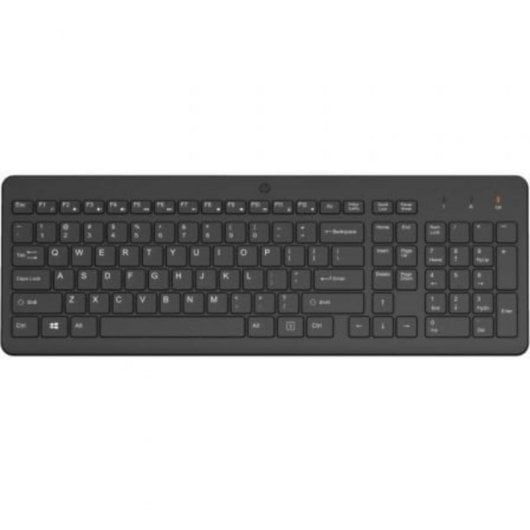 Teclado de membrana HP 220 inalámbrico Layout ES teclas chiclet LED cifrado 128 bits