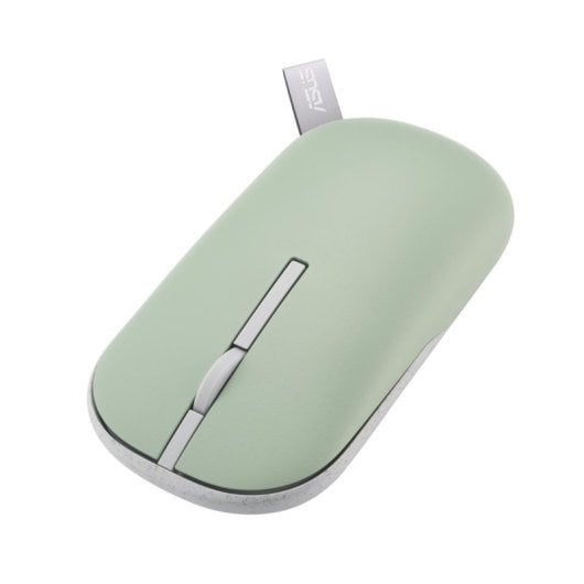 Ratón ASUS Marshmallow MD100 Ambidiestro Óptico 1600 DPI RF Wireless Bluetooth Verde