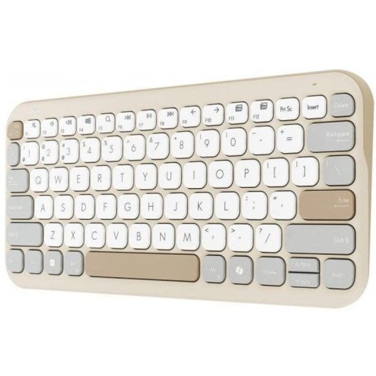 Teclado Asus Marshmallow KW100 inalámbrico ultrafino compacto con scissor keys