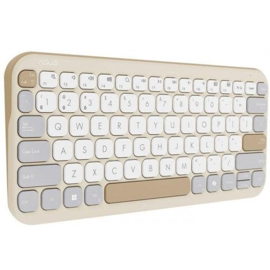Teclado Asus Marshmallow KW100 inalámbrico ultrafino compacto con scissor keys