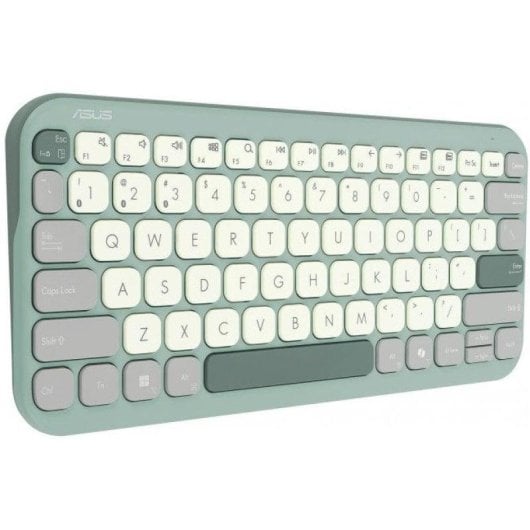 Teclado Asus Marshmallow KW100 sem fios ultrafino Layout PT compacto