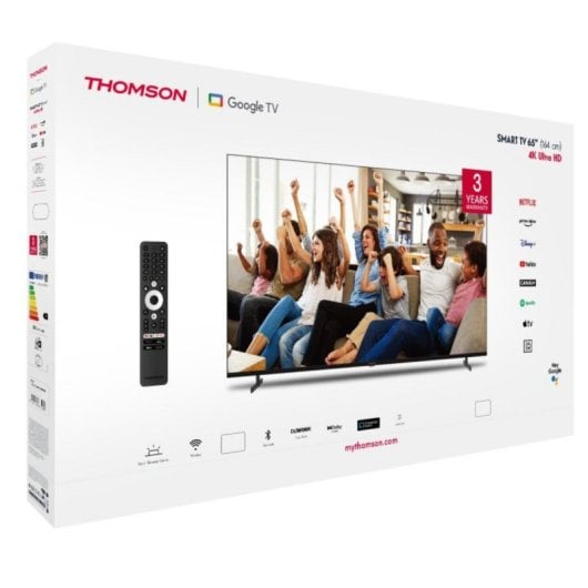 Thomson G63 Series 65" 4K Ultra HD LED Google TV HDR Direct-LED