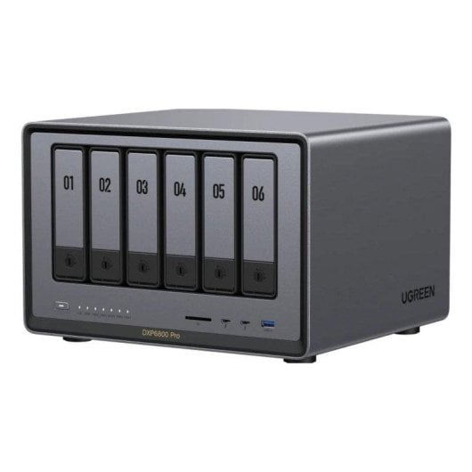 Disco Rígido NAS Interno Ugreen 8GB 168TB Thunderbolt i5-1235U Rackmount