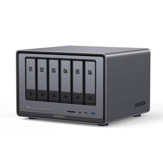 Disco Rígido NAS Interno Ugreen 8GB 168TB Thunderbolt i5-1235U Rackmount
