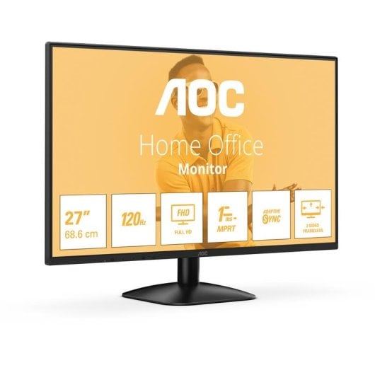 Monitor PC AOC 27B31H 27" Full HD 120Hz IPS 1ms Adaptive Sync Senza Cornici