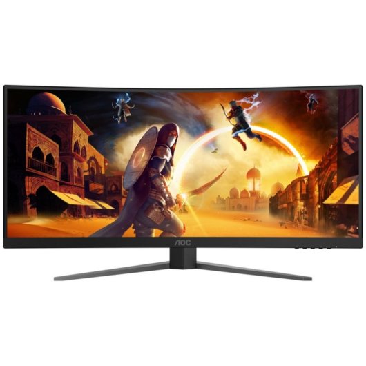 Monitor Curvo AOC CU34G4 34" 3440 x 1440 WQHD 180Hz HDR10 Monitor Curvo AOC CU34G4 34" 3440 x 1440 WQHD 180Hz HDR10