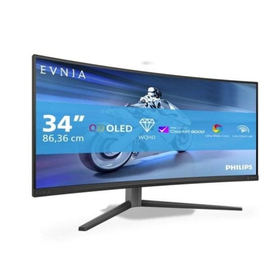 Monitor Philips Evnia 34M2C6500/00 34" UWQHD 175Hz QD-OLED Curvo 0,03ms HDR400
