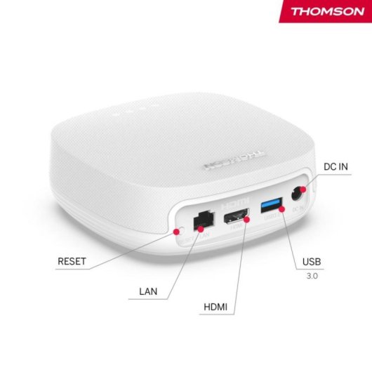 Streaming Box Thomson Plus 270W 4K Ultra HD Google TV Dolby Vision 32GB Wi-Fi 6