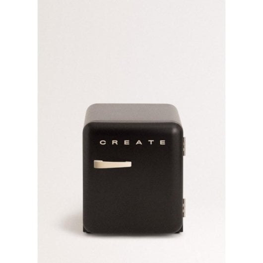 Frigorífico Retro Mini 48L Gas R600a Negro
