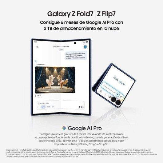 Samsung Galaxy Z Flip7 FE 5G 8GB 256GB 6.7" Negro