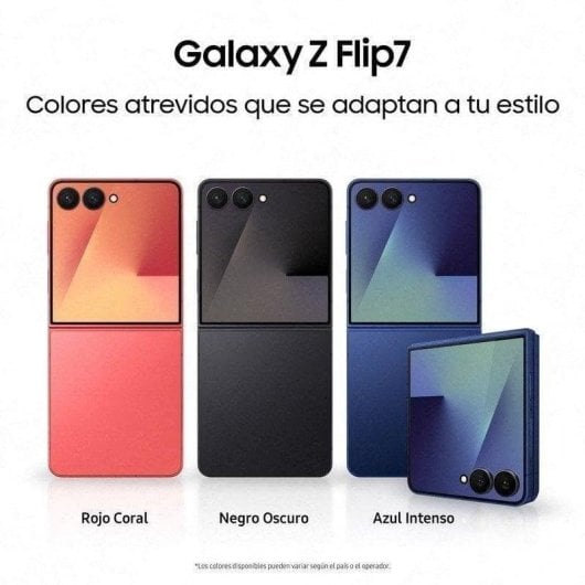 Samsung Galaxy Z Flip7 5G 12GB 256GB 6.9" Rojo Coral
