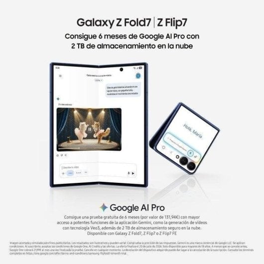 Samsung Galaxy Z Flip7 5G 12GB 512GB 6.9" Azul Intenso
