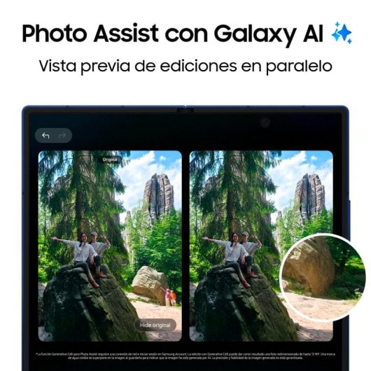 Telemóvel dobrável Samsung Galaxy Z Fold7 12GB/256GB azul intenso com IA
