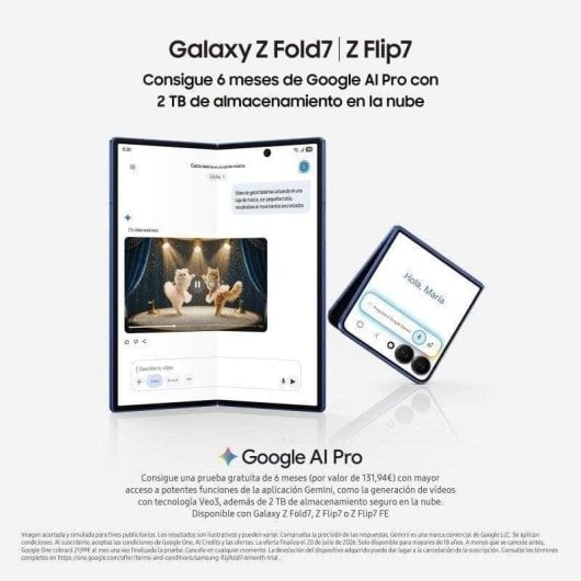 Samsung Galaxy Z Fold7 5G 12GB 512GB 8" Schwarz Dynamic AMOLED