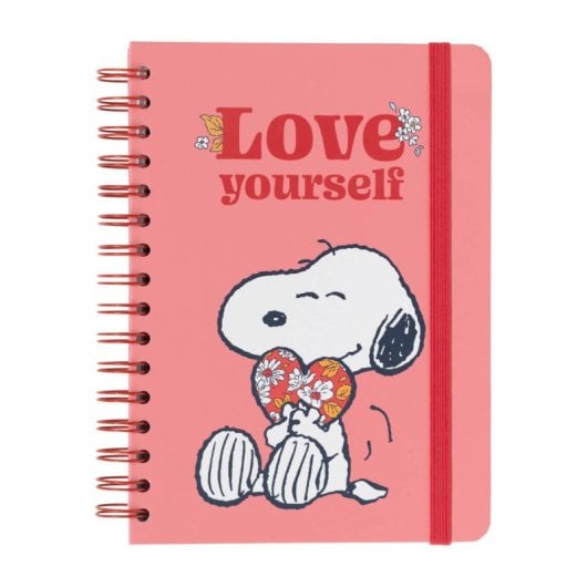 Caderno A5 Snoopy Love Yourself