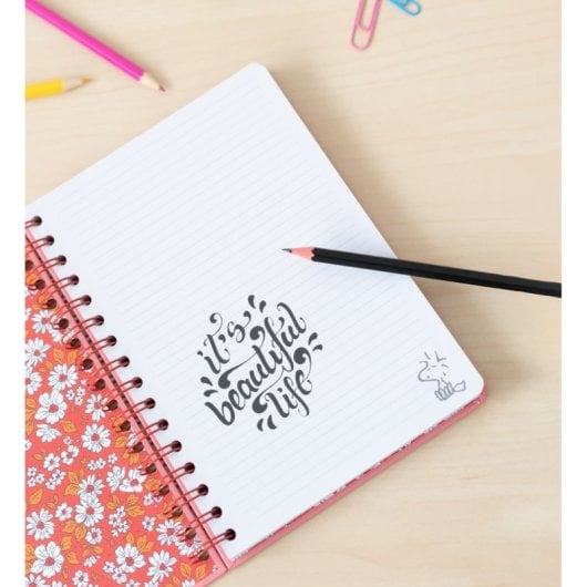 Caderno A5 Snoopy Love Yourself