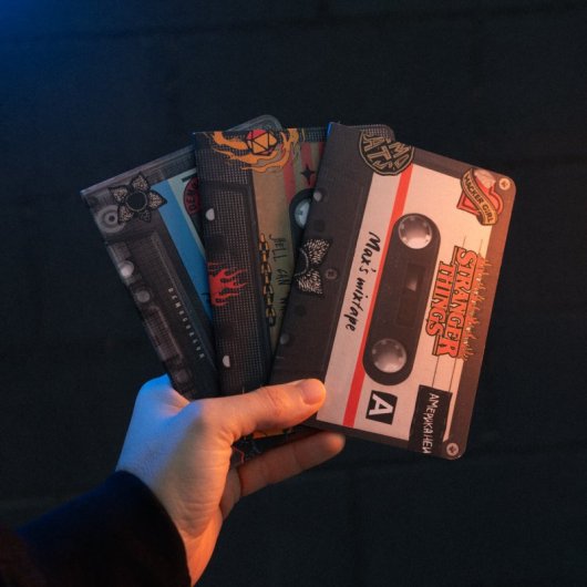 3er-Pack A6-Notizbücher mit Stranger Things Walkman-Cover