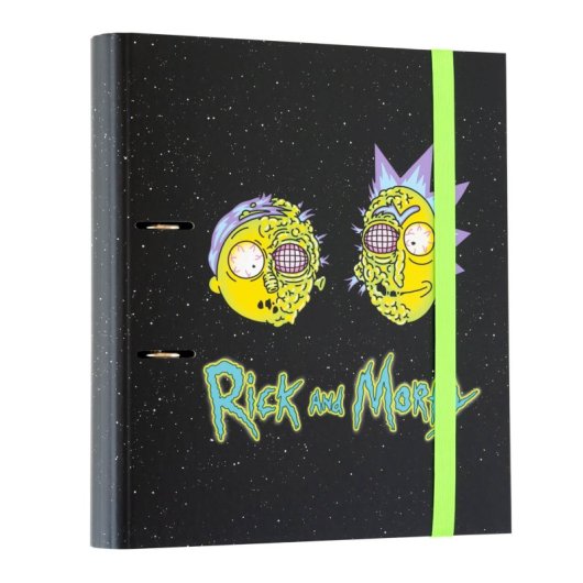 Carpeta 2 Anillas Rick Y Morty Mutant