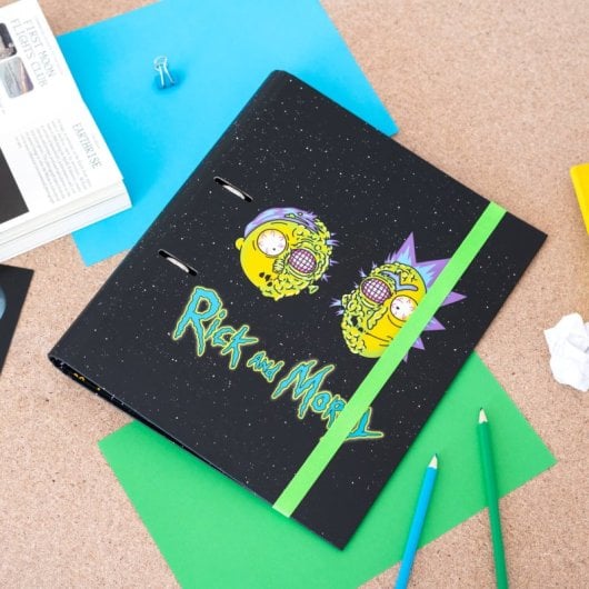 Carpeta 2 Anillas Rick Y Morty Mutant