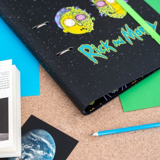 Carpeta 2 Anillas Rick Y Morty Mutant