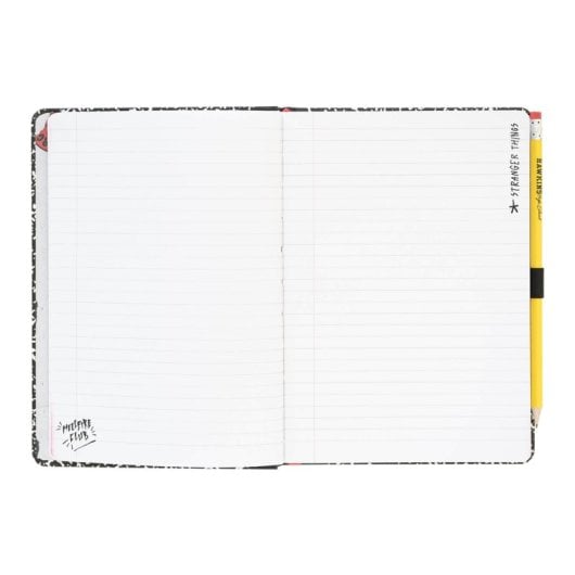 Premium A5 Stranger Things Kompositionsbuch Notizbuch mit Bleistift