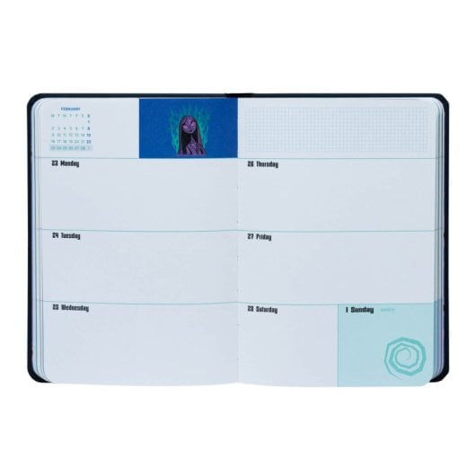 Agenda Escolar 2025/2026 Semana Vista Pocket 17 Meses Disney Pesadilla Antes De Navidad