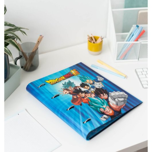 Pasta Premium de 4 Argolas Dragon Ball