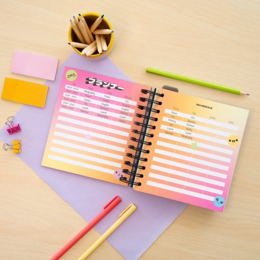 Agenda Escolar 2025/2026 Dia Pagina M 11 Meses Anime Trend