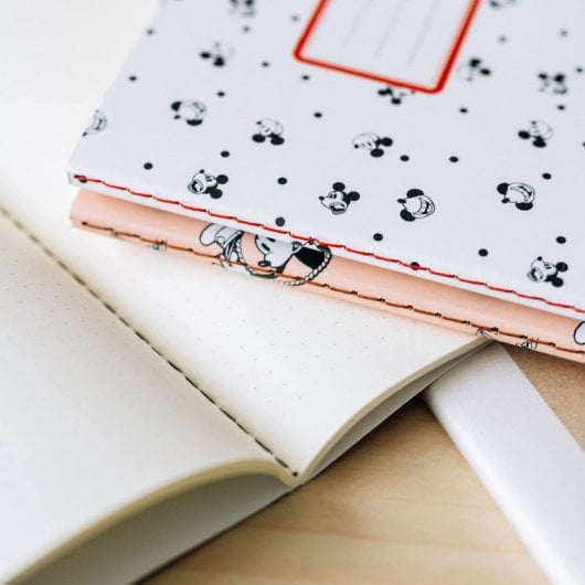 Packung mit A5-Notizbüchern zum 100. Jubiläum von Mickey Disney