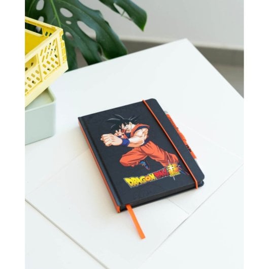 Premium-A5-Notizbuch mit Dragon Ball Super Goku-Projektorstift