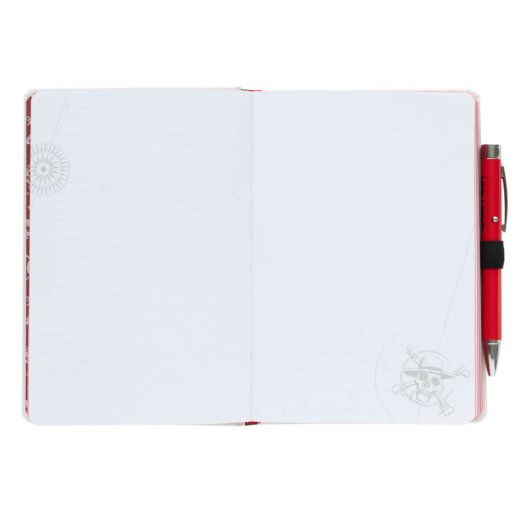 Premium-A5-Notizbuch mit One Piece Netflix-Projektorstift