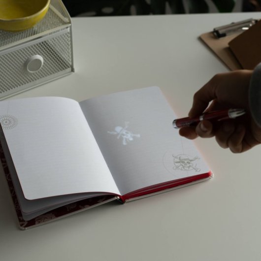 Premium-A5-Notizbuch mit One Piece Netflix-Projektorstift