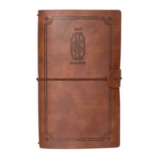 Cuaderno De Viaje Tapa Cuero Animales Fantasticos