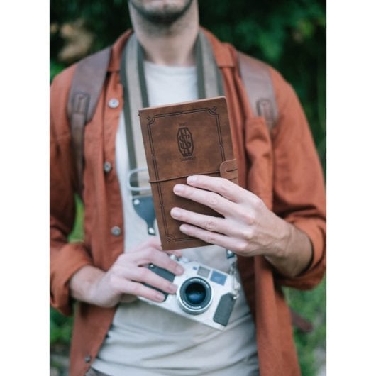 Cuaderno De Viaje Tapa Cuero Animales Fantasticos