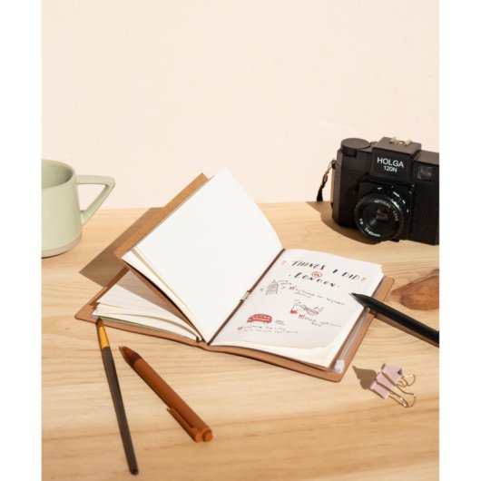 Cuaderno De Viaje Tapa Cuero Animales Fantasticos