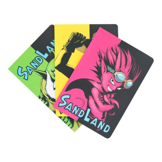 Pack 3 Cuadernos A5 Sand Land Beelzebub, Rao Y Thief