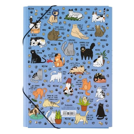 Carpeta Solapas Meow Meow Weird Cats