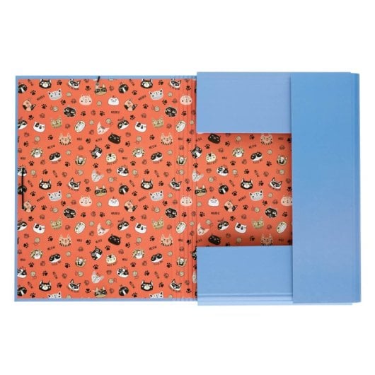 Carpeta Solapas Meow Meow Weird Cats