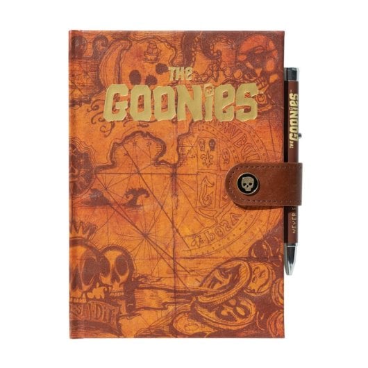 Quaderno A5 Premium con proiettore a penna La mappa del tesoro dei Goonies
