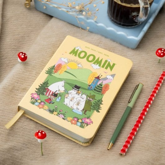 Agenda scolastica 2025/2026 Settimanale Tascabile 17 Mesi Moomin