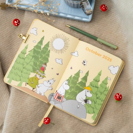 Agenda scolastica 2025/2026 Settimanale Tascabile 17 Mesi Moomin