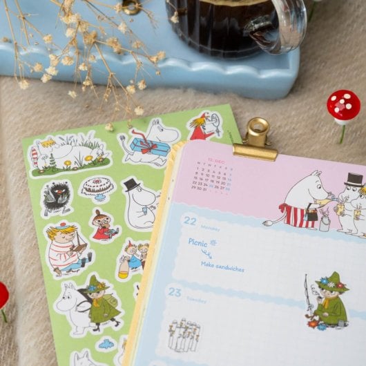 Agenda scolastica 2025/2026 Settimanale Tascabile 17 Mesi Moomin