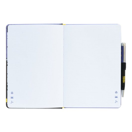 Premium-A5-Notizbuch mit „Zurück in die Zukunft“-Stift