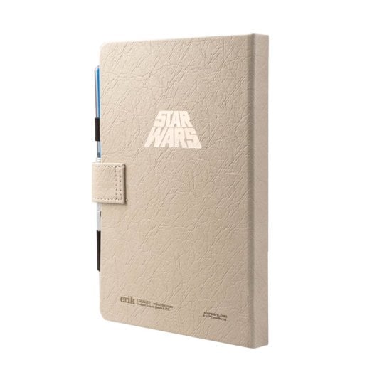 Premium-A5-Notizbuch mit Star Wars Luke Skywalker Lichtschwert-Stift