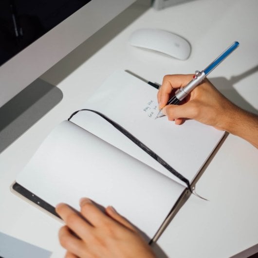Premium-A5-Notizbuch mit Star Wars Luke Skywalker Lichtschwert-Stift