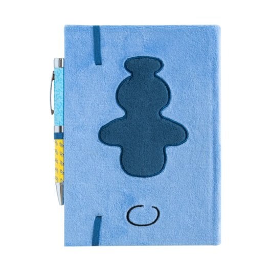 A5-Notizbuch mit Premium-Plüsch-Einband und Disney Stitch Tropical-Projektorstift