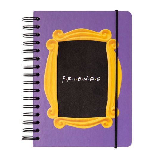 A5 Bullet Friends Notizbuch mit liniertem Einband